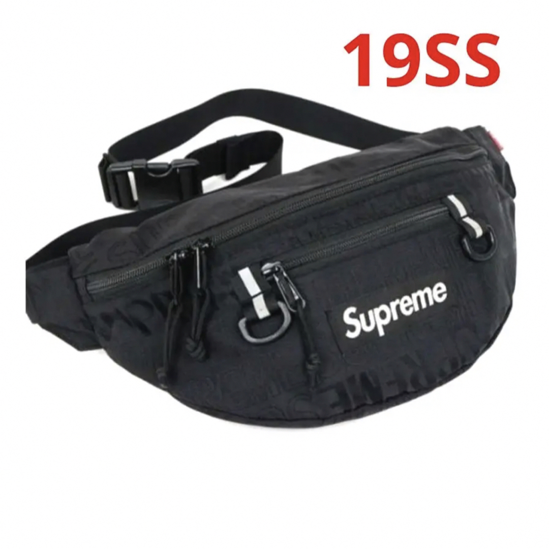 Supreme Waist Bag Black 19SS