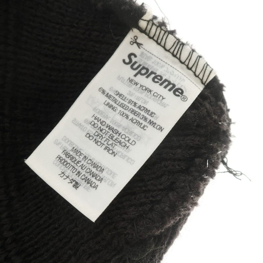 シュプリーム Supreme 2022年秋冬 Lurex Balaclava アクリル ニット バラクラバ ブラック【メンズ】