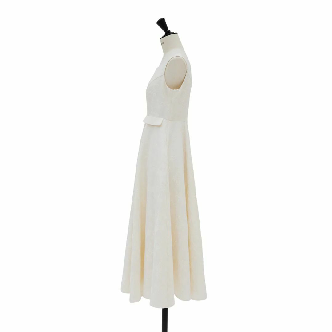 Classic Floral Jacquard Dress | vrealitybolivia.com