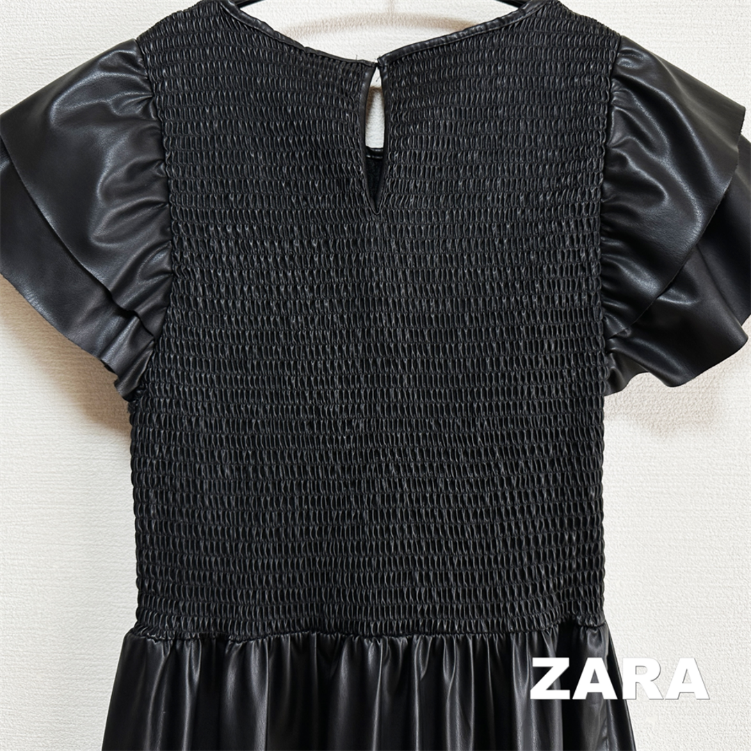 ZARA(ザラ)の【ZARA】ザラ シャギーボディ 光沢感 ワンピース タグ付未使用 レディースのワンピース(ロングワンピース/マキシワンピース)の商品写真