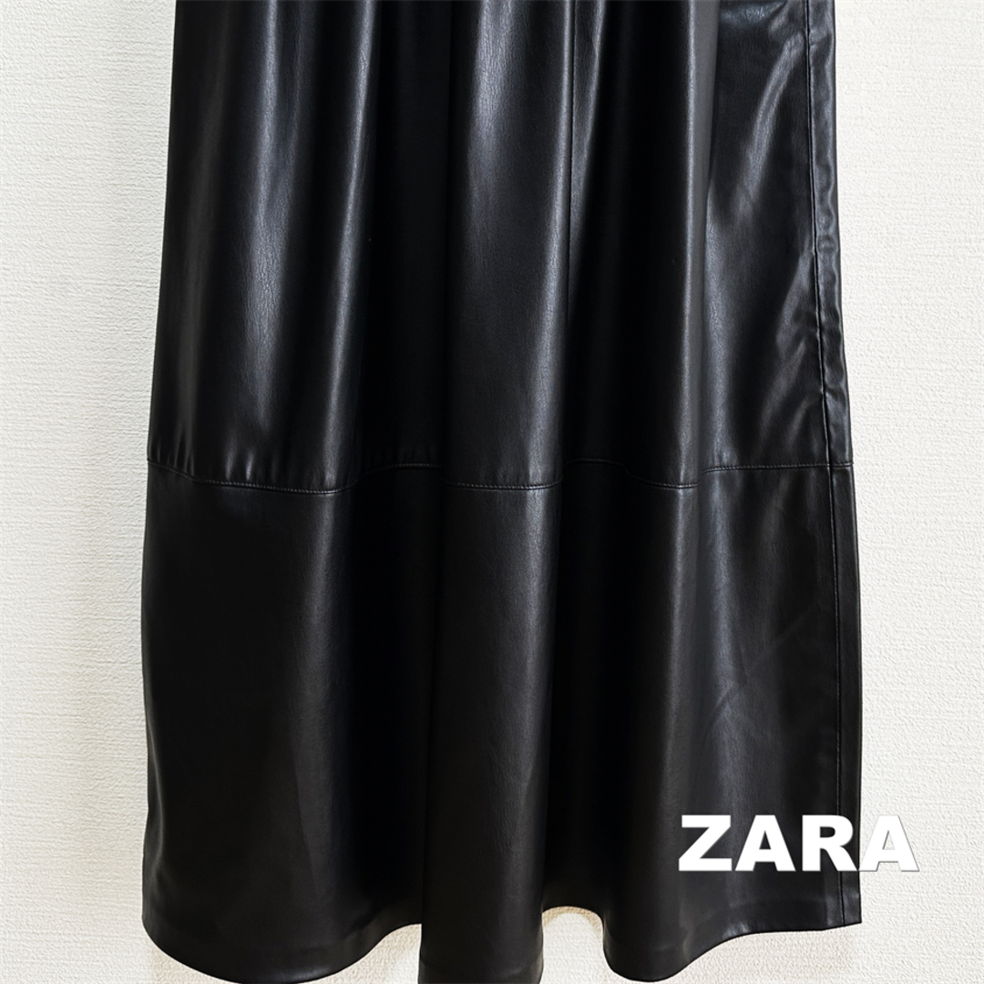 ZARA(ザラ)の【ZARA】ザラ シャギーボディ 光沢感 ワンピース タグ付未使用 レディースのワンピース(ロングワンピース/マキシワンピース)の商品写真