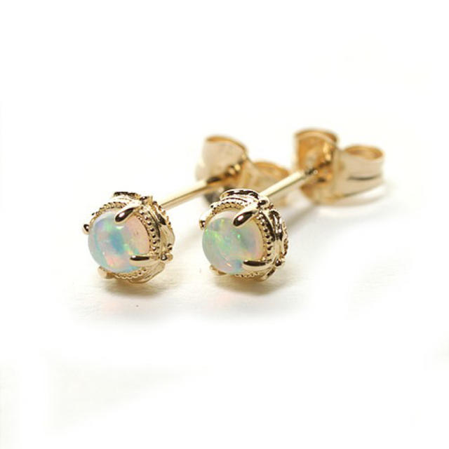 agete オパール K10 ピアス - grupobatia.com.mx