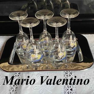 mario Valentino グラス 5客セット