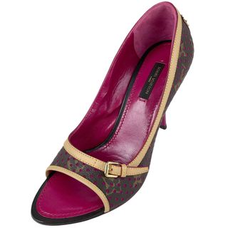 オイルペイント LOUIS VUITTON ルイ ヴィトン MAGNETIC OPEN TOE PUMP