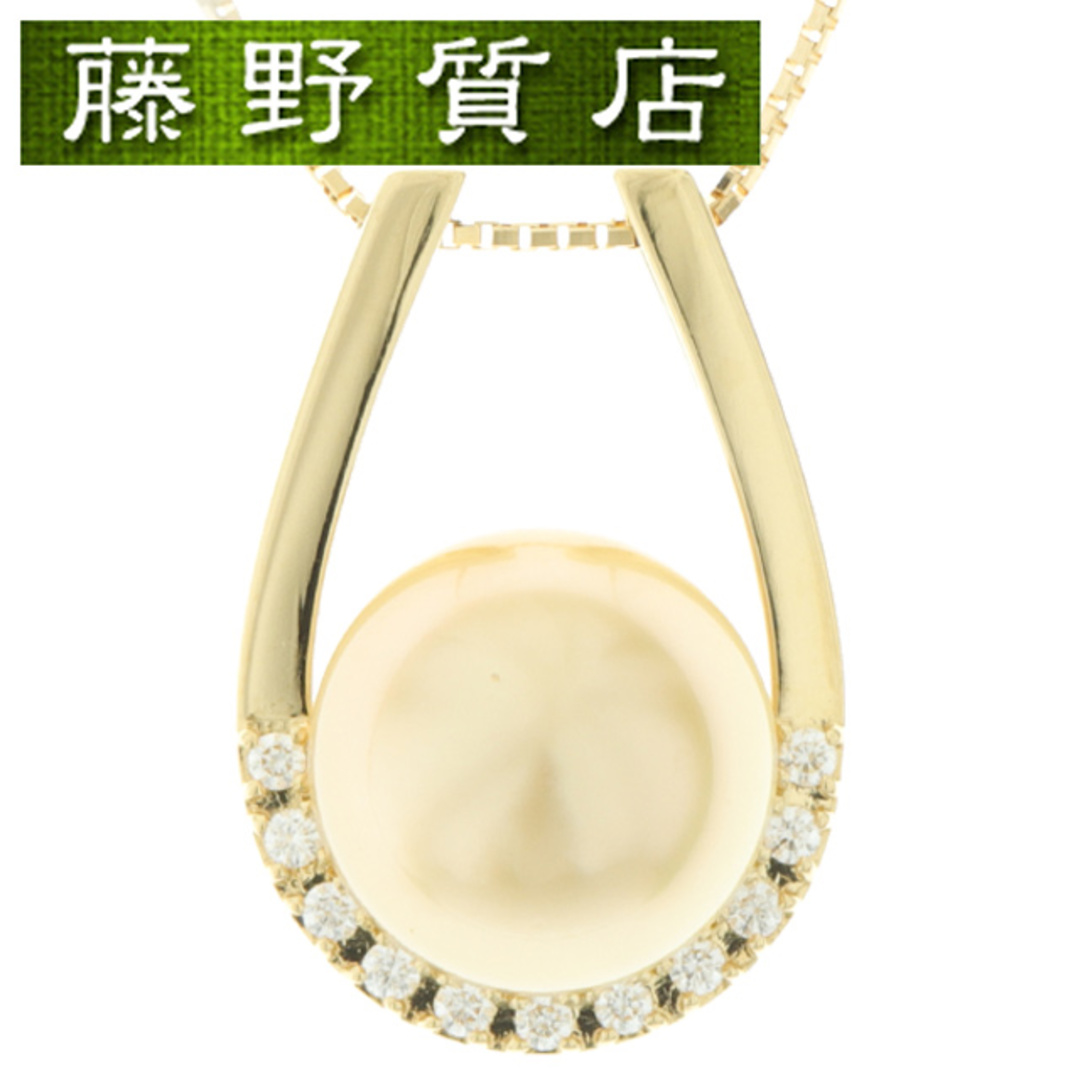 (新品仕上げ済）タサキ TASAKI 田崎 ゴールド パール ダイヤ ネックレス K18 YG × パール 10.8ミリ 証明書 8978 |  フリマアプリ ラクマ