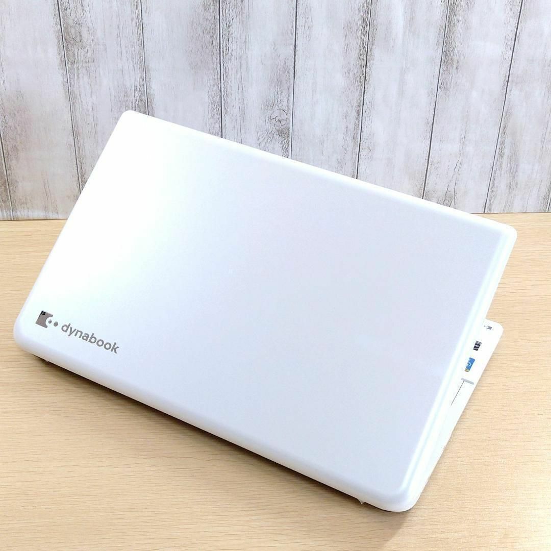 東芝 - 182✨Win11✨SSD256GBメモリ8G✨Office付きノートパソコン白の