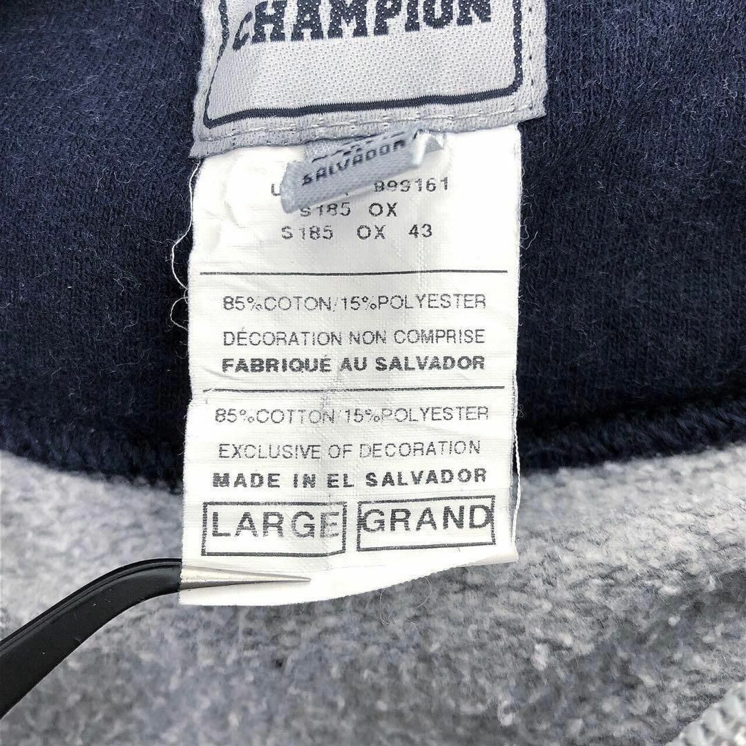 Champion(チャンピオン)のチャンピオン 人気ハーフジップ プルオーバーパーカー刺繍ワンポイントロゴゆるだぼ メンズのトップス(パーカー)の商品写真