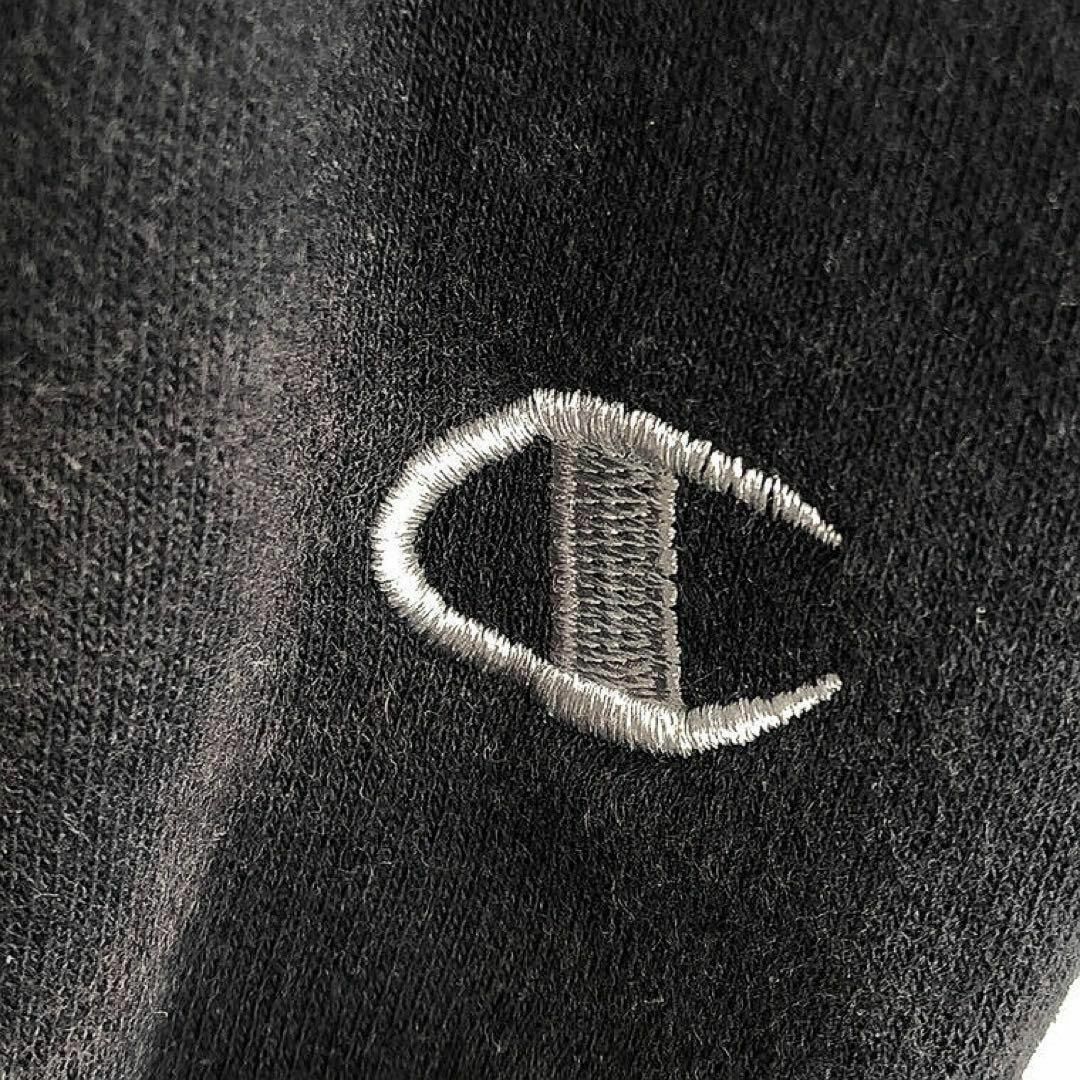 Champion(チャンピオン)のチャンピオン 刺繍ロゴ プルオーバーパーカー カレッジロゴ スウェット ネイビー メンズのトップス(パーカー)の商品写真