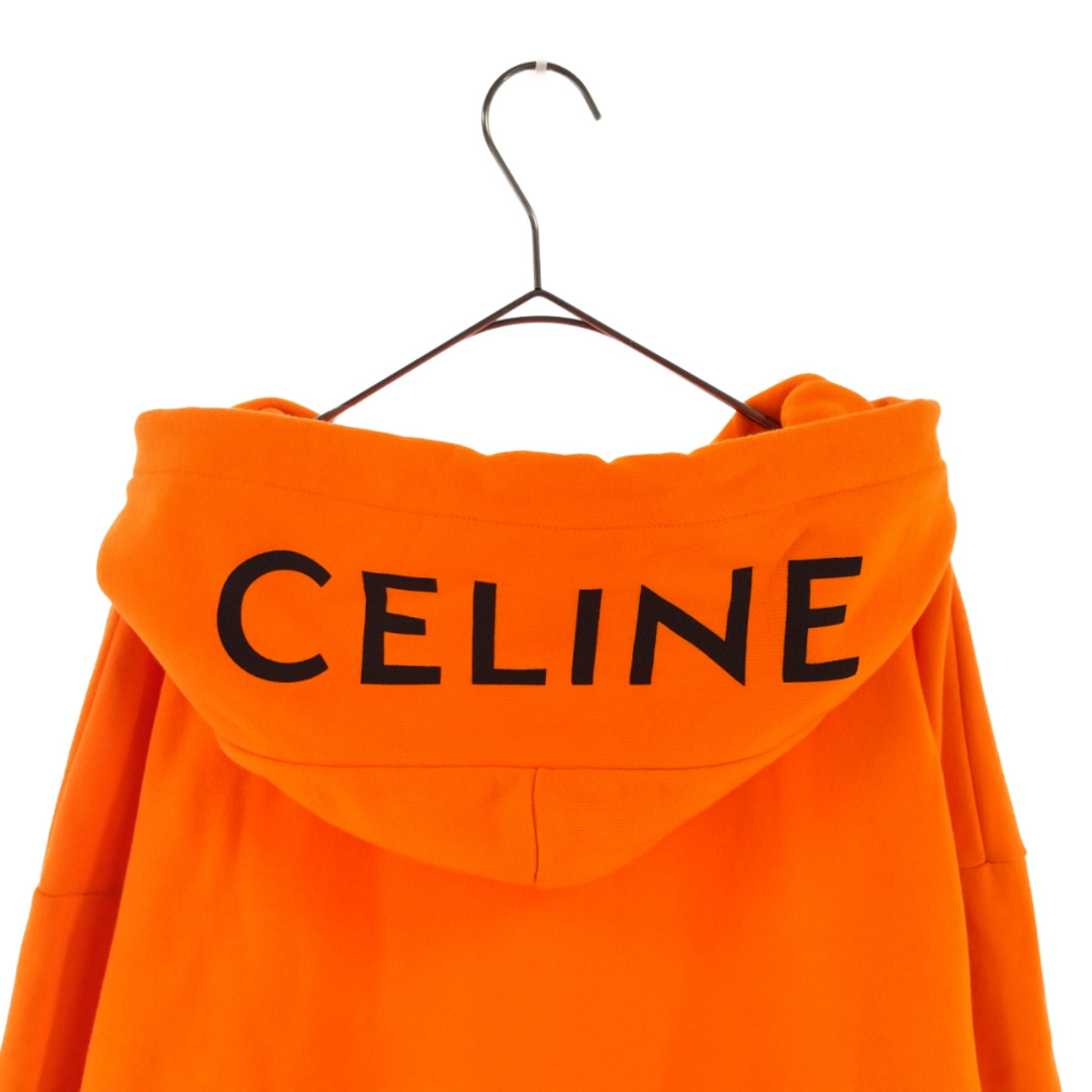 CELINE セリーヌ 21SS LOOSE HOODIE WHIT HOOD LOGO 2Y499052H フードロゴスウェットプルオーバーパーカー ピンク