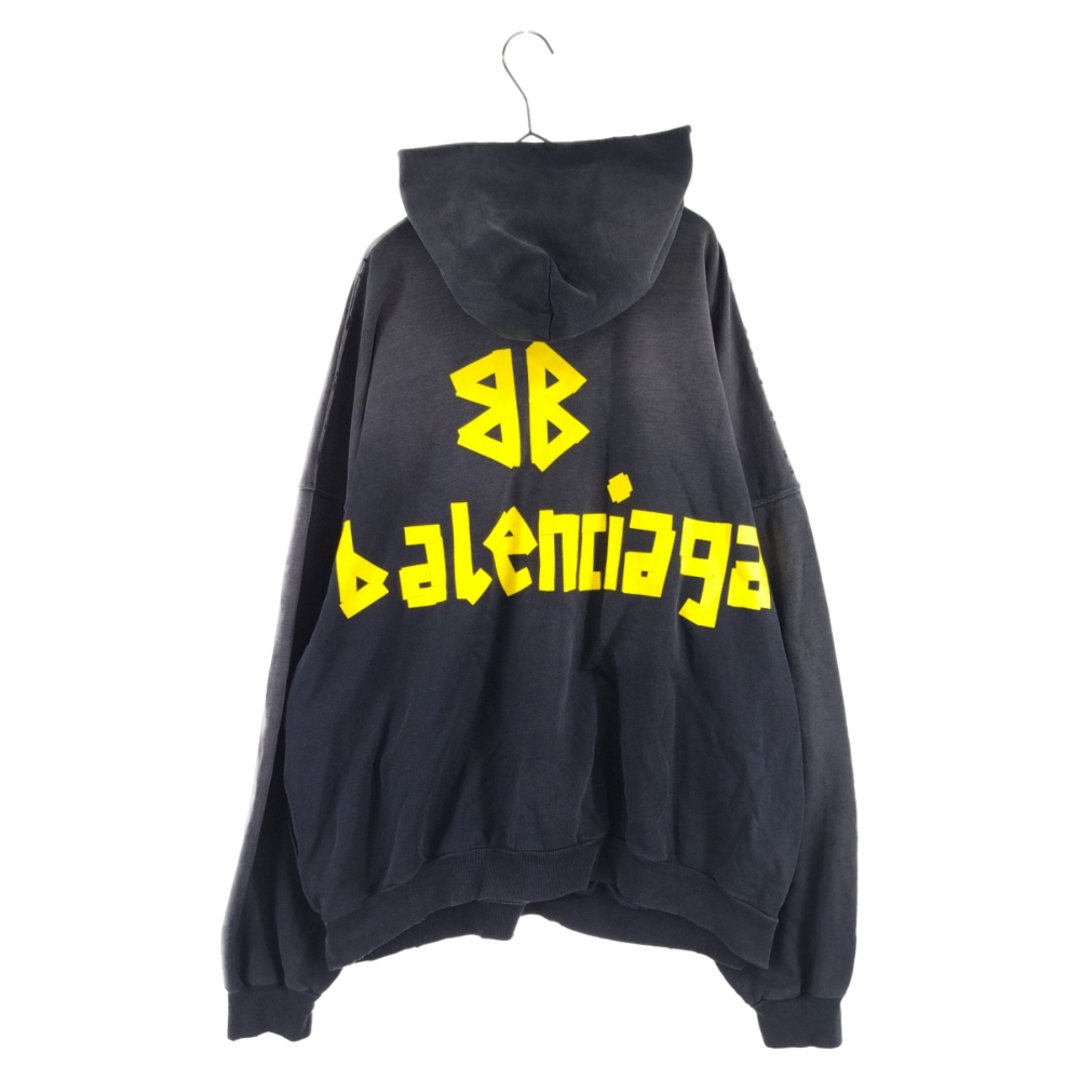 未使用品Balenciaga Tape Type ジップパーカー-