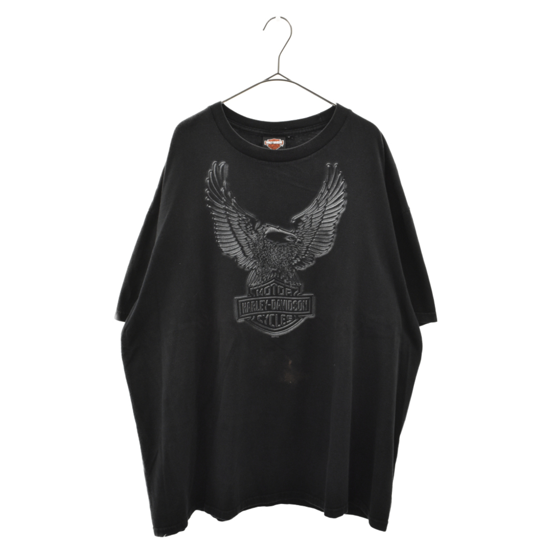 VINTAGE ヴィンテージ Harley-Davidson EAGLE イーグルプリント半袖Tシャツ カットソー ブラック