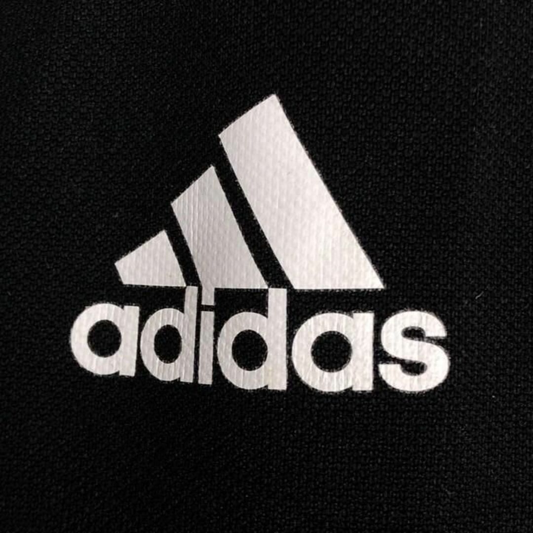 adidas(アディダス)のアディダス ゆるだぼ トラックパンツ ワンポイントロゴ ストライプ 黒 ジャージ メンズのパンツ(その他)の商品写真