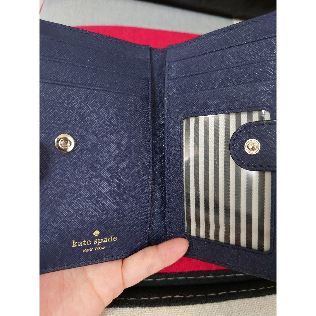 kate spade　ストライプ　財布 5