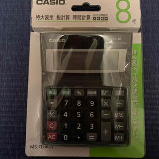 新品未使用】CASIO カシオ 電卓 MS-7LBK-N | beneficenciacusco.com