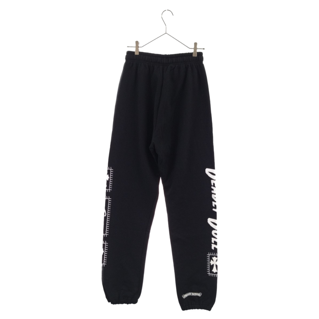 CHROME HEARTS クロムハーツ ×Deadly Doll Miami Limited Sweat Pants デッドリードール マイアミリミテッドスウェットパンツ ロゴプリント 裏起毛 マイアミ限定 ブラック345センチ股上