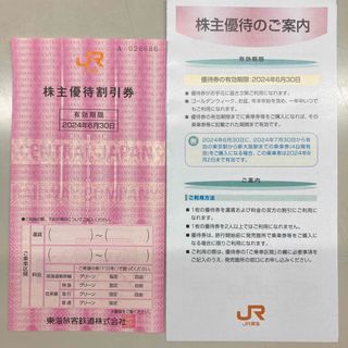 株主優待割引券ＪＲ東海(その他)