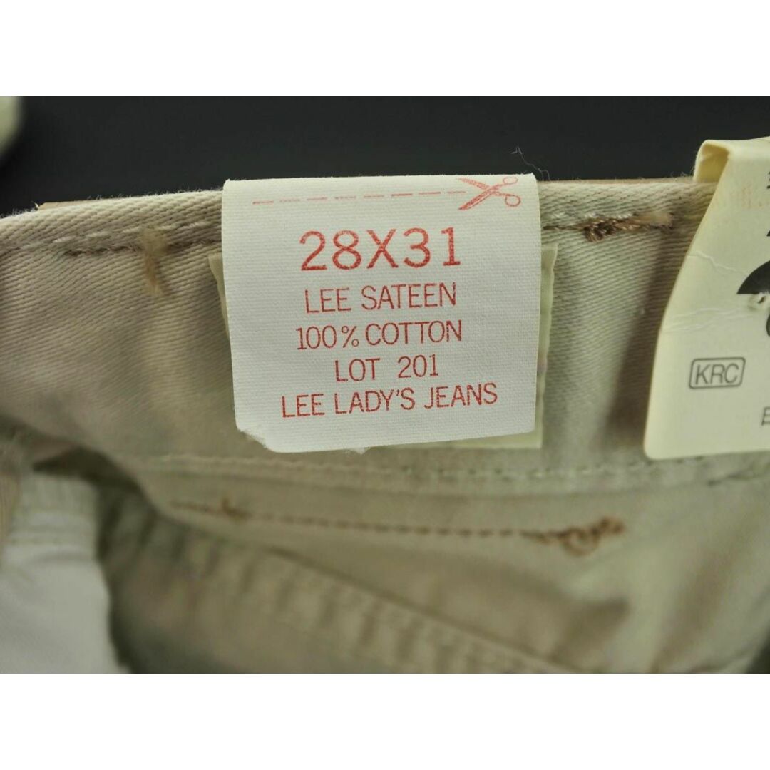 Lee(リー)の新品 Lee リー SATEEN 201 ヴィンテージ ストレート パンツ size28/ベージュ ■■ レディース レディースのパンツ(その他)の商品写真