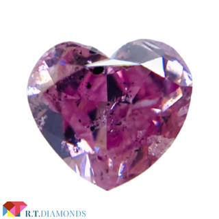 FANCY VIVID PURPLISH PINK 0.254ct HS/CGL(その他)