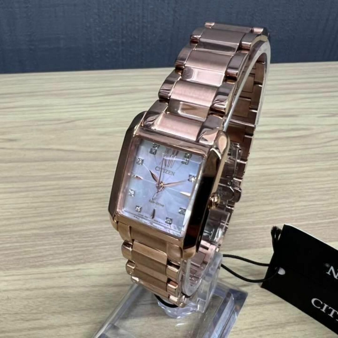 CITIZEN - 【新品】 シチズン エコドライブ レディース ソーラー腕時計
