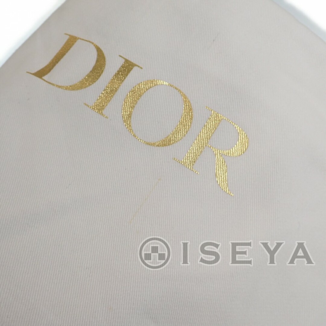 【SAランク】Christian Dior クリスチャン ディオール レザー ストライプポーチ 19S5543CGSB クラッチバッグ ブラック ゴールド金具 男女兼用【ISEYA】 8