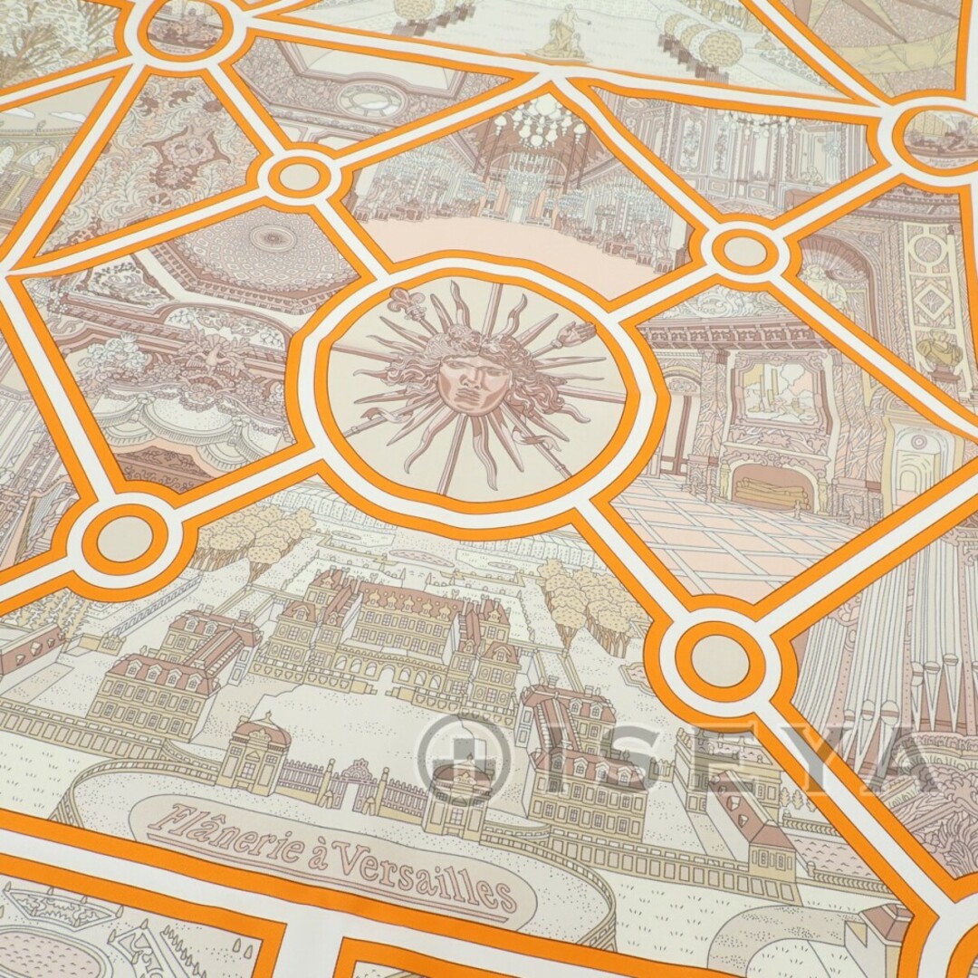 中古】【SAランク】HERMES エルメス カレ90 スカーフ Flanerie `a