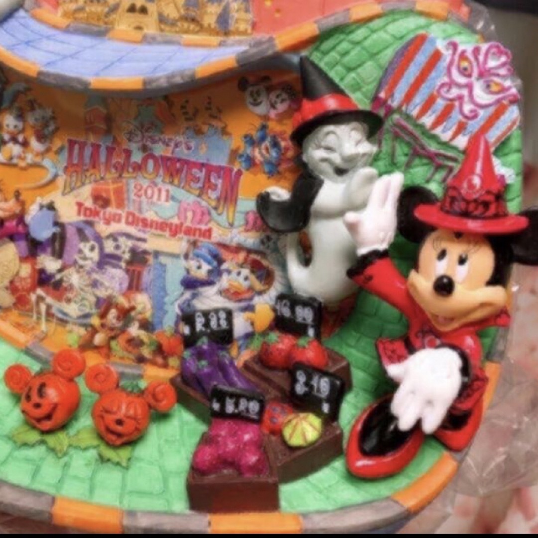 Disney(ディズニー)のTDL ハロウィン 2011 ミッキー ミニー フォトフレーム フィギュア インテリア/住まい/日用品のインテリア小物(フォトフレーム)の商品写真