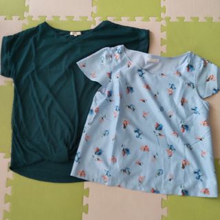 インデックス(INDEX)の【新品・未使用】index&HusHush 半袖カットソー２枚セット(Tシャツ(半袖/袖なし))