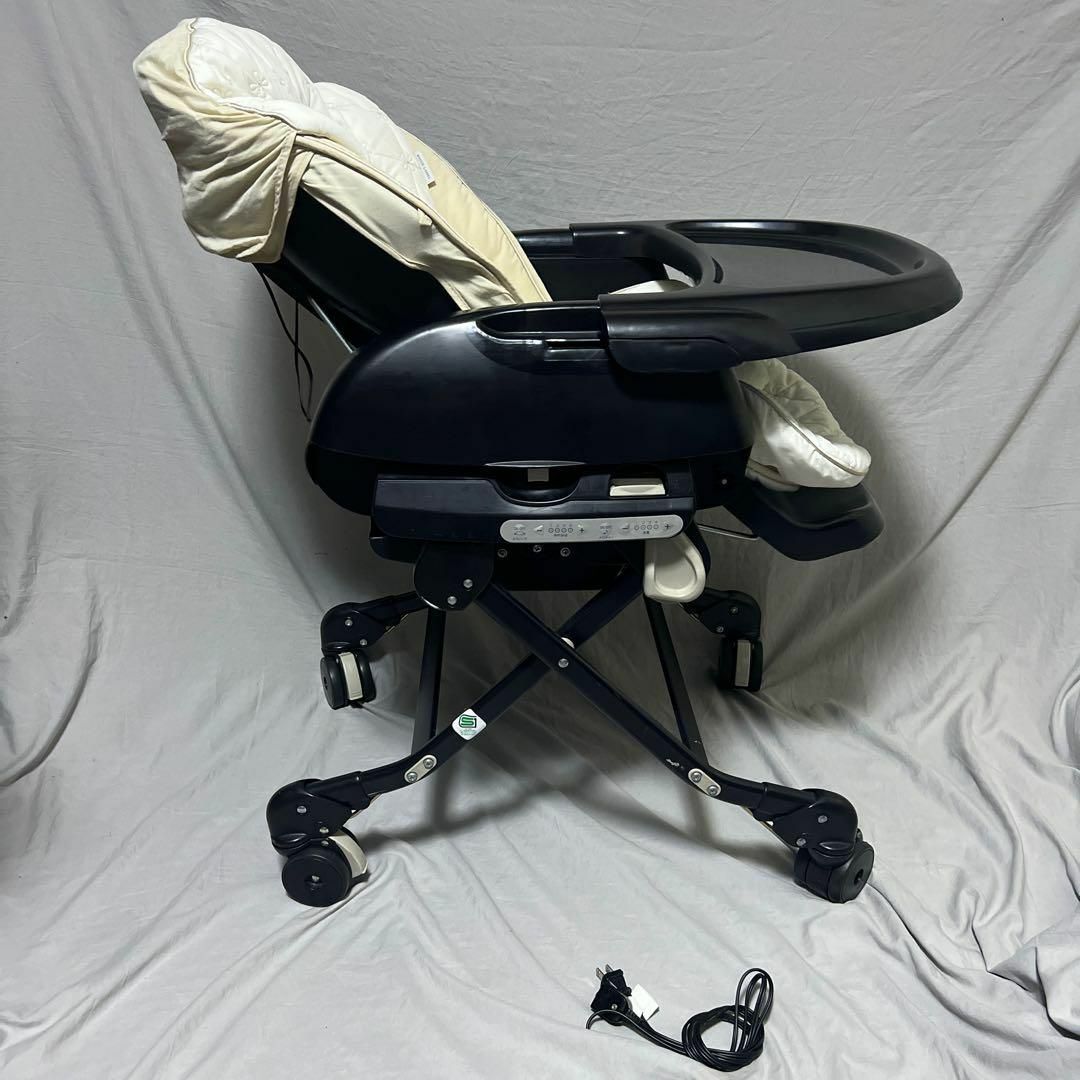 美品 コンビ フェアレット AT ラグジュア 電動ハイローチェア オート