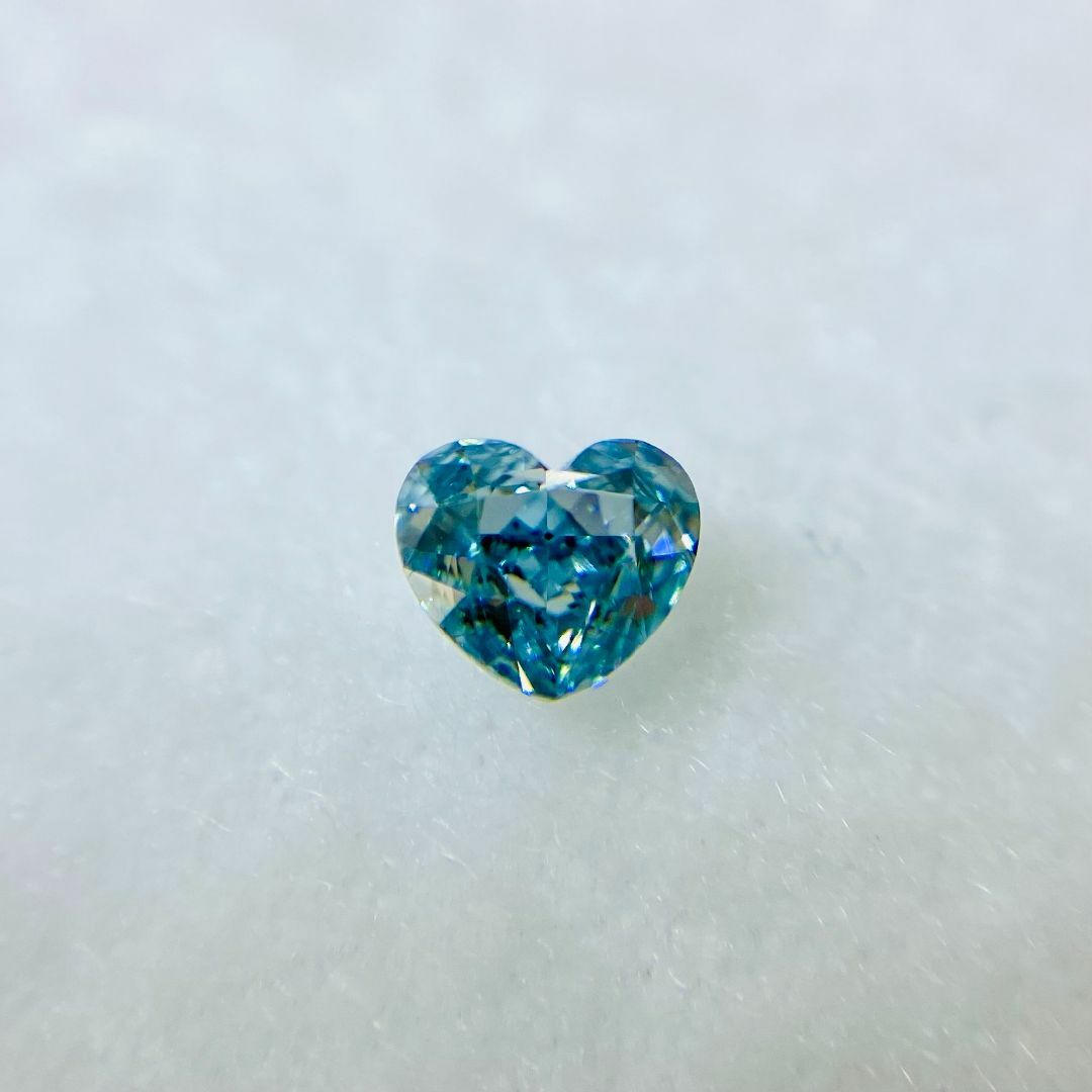 FANCY VIVID BLUE GREEN 0.25ct HS/RT1187 レディースのアクセサリー(その他)の商品写真