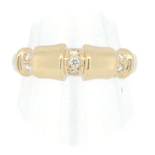 ミキモト(MIKIMOTO)のミキモト ダイヤモンド リング 13.5号 0.08ct K18YG(18金 イエローゴールド)(リング(指輪))