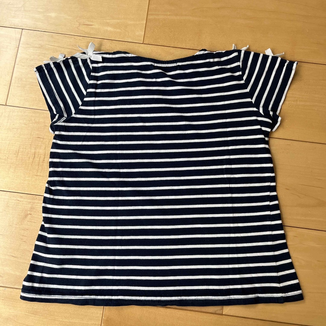 しまむら(シマムラ)のスパッツ　(レギンス) 130㎝　＆　Tシャツ　140㎝　２枚セット キッズ/ベビー/マタニティのキッズ服女の子用(90cm~)(Tシャツ/カットソー)の商品写真