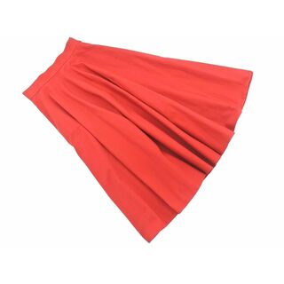 ユナイテッドアローズ(UNITED ARROWS)のユナイテッドアローズ フレア スカート size36/赤 ■■ レディース(ロングスカート)
