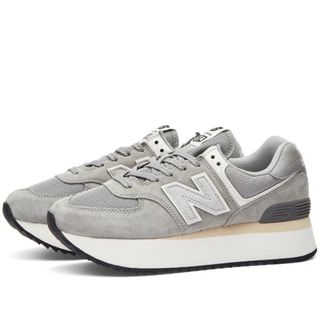 New Balance - 国内完売サイズ NEW BALANCE WL574ZBA 厚底スニーカーの