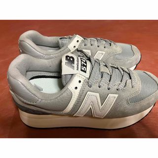 New Balance - 国内完売サイズ NEW BALANCE WL574ZBA 厚底スニーカーの