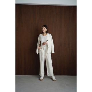 クラネ(CLANE)のCLANE BELTED LOOSE STRAIGHT PANTS(カジュアルパンツ)