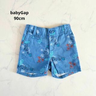 ベビーギャップ(babyGAP)の【新品】90cm babyGap ベビーギャップ ハーフパンツ 定価2400円(パンツ/スパッツ)