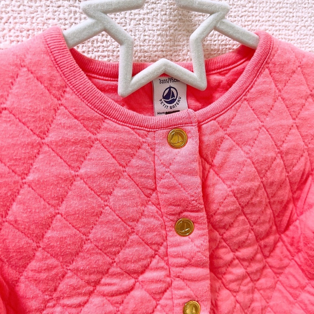 PETIT BATEAU(プチバトー)のプチバトーカーディガン キッズ/ベビー/マタニティのキッズ服女の子用(90cm~)(カーディガン)の商品写真