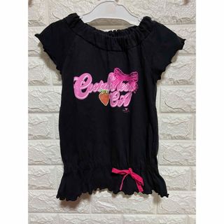 ☆女の子用半袖チュニック Tシャツ☆100cm(Tシャツ/カットソー)