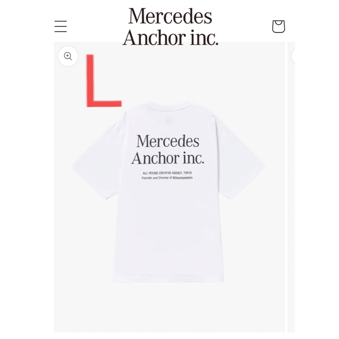 Mercedes anchor inc メルセデスアンカーインク　ポケットtee