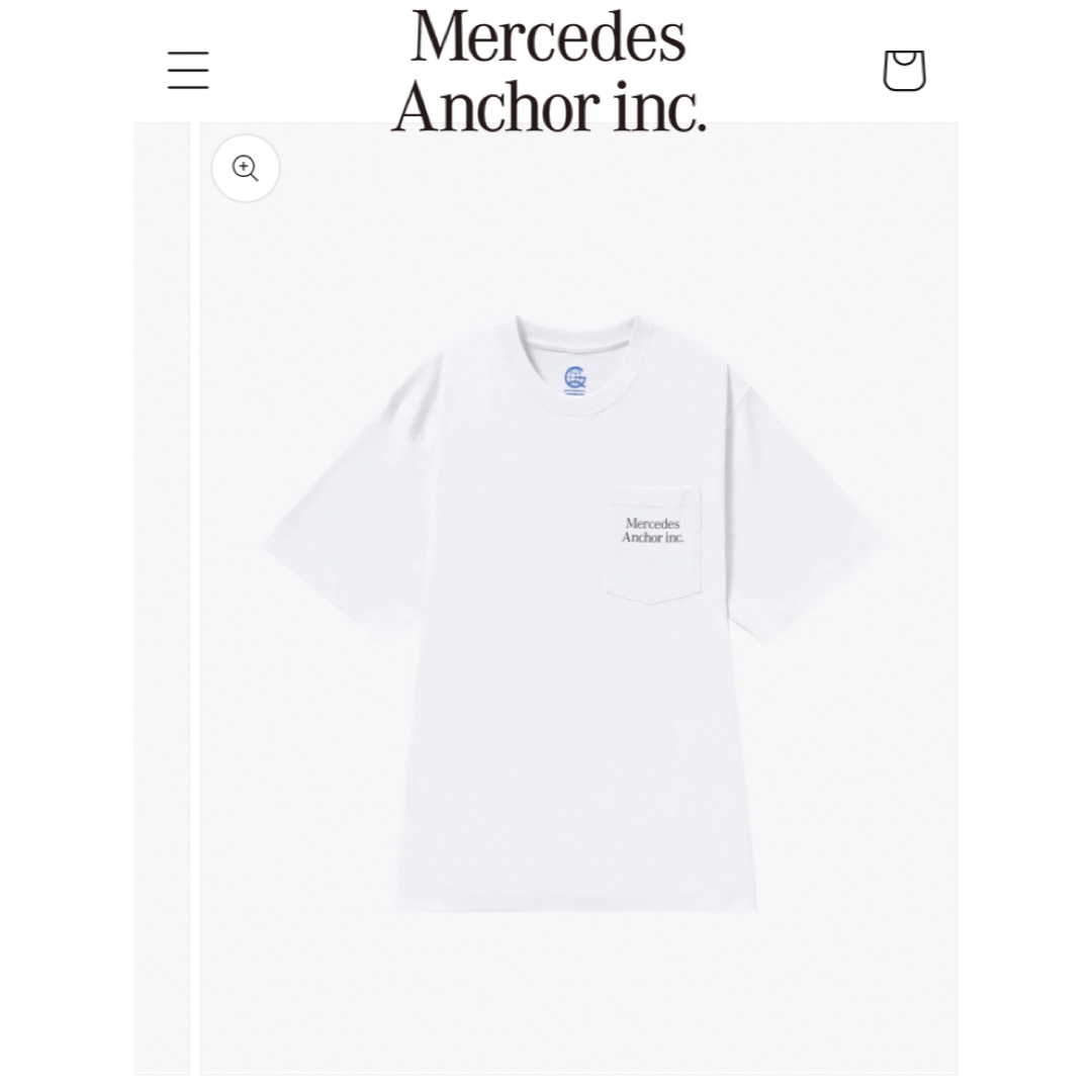 Mercedes anchor inc メルセデスアンカーインク ポケットteeの通販 by