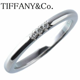 ティファニー(Tiffany & Co.)のティファニー ダイヤリング クラシック バンド 3PD 9号 【12462】(リング(指輪))