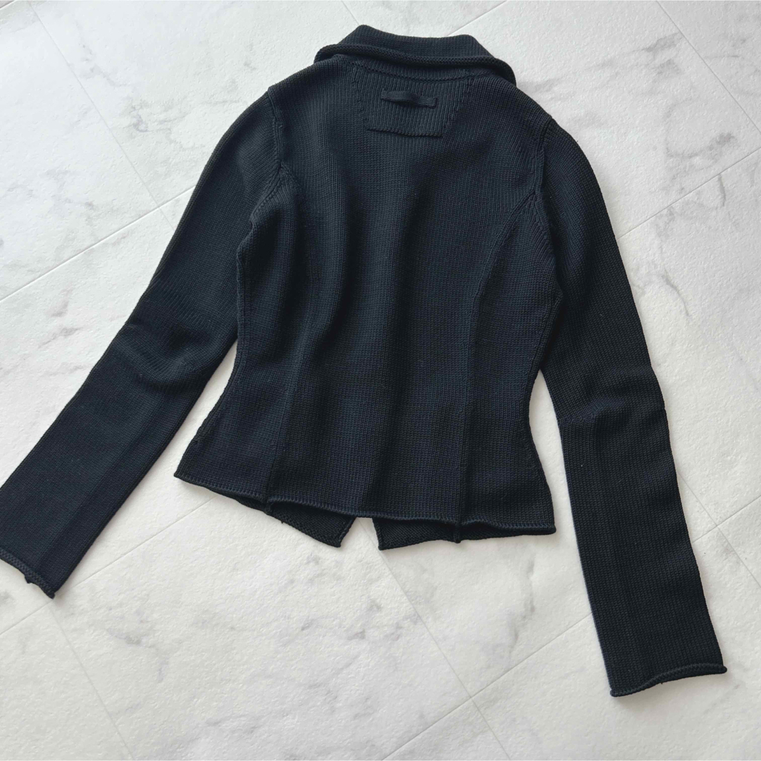 FOXEY BOUTIQUE ニットジャケットカーディガン プレート 大人綺麗め