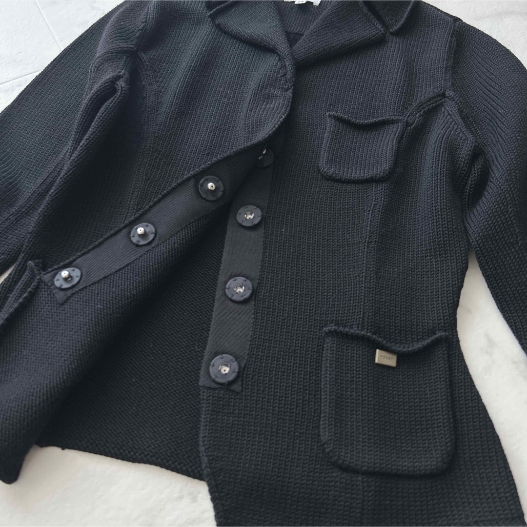 FOXEY BOUTIQUE ニットジャケットカーディガン プレート 大人綺麗め