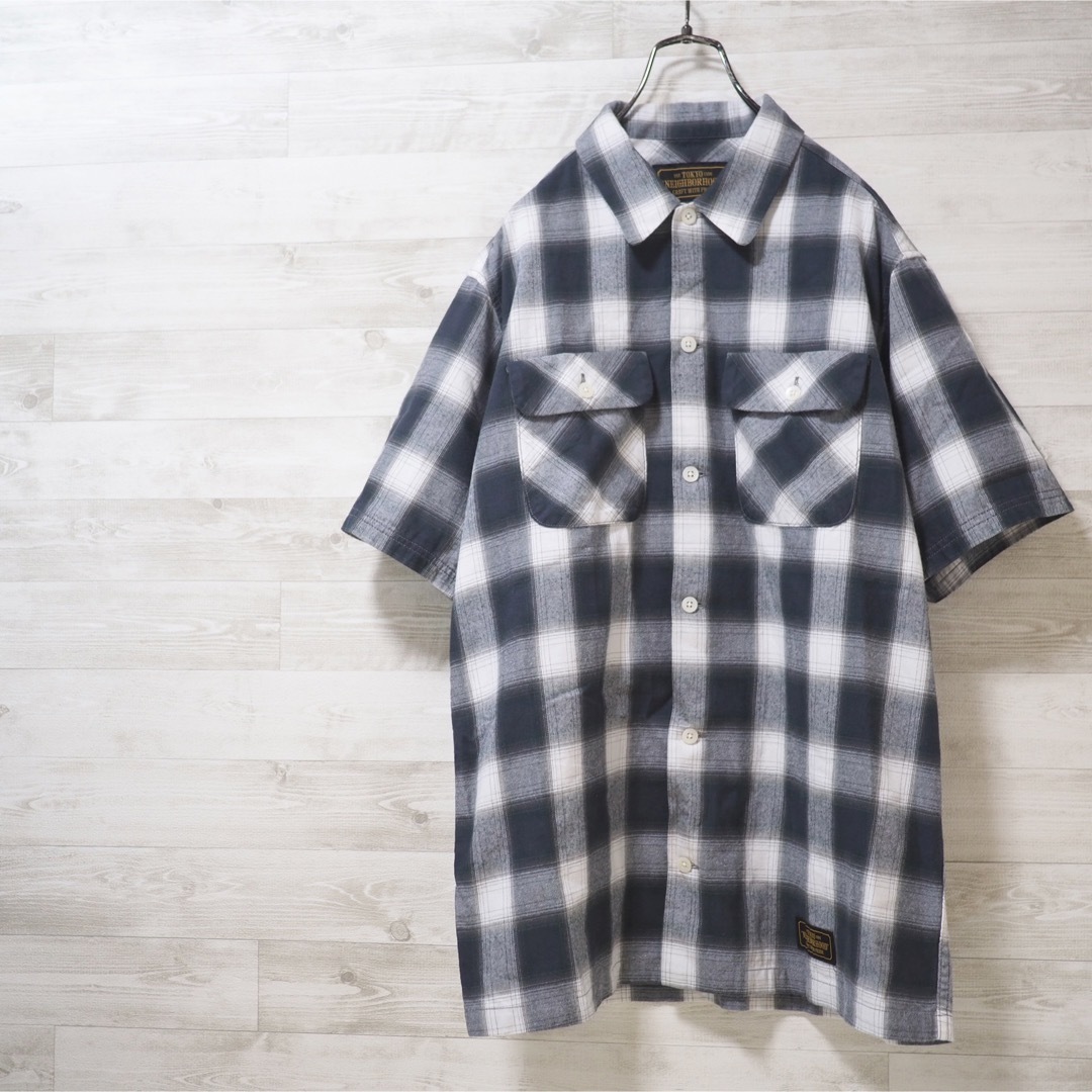 NEIGHBORHOOD(ネイバーフッド)のNEIGHBORHOOD 20SS B&C/C-Shirt SS. Navy-M メンズのトップス(シャツ)の商品写真