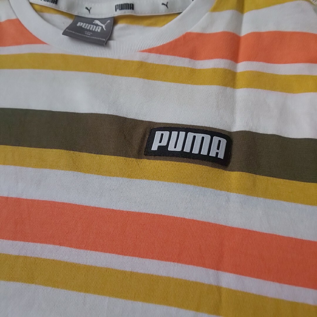 PUMA(プーマ)のPUMA ﾎﾞｰﾀﾞｰ 半袖Tシャツ 140㎝ ﾌﾟｰﾏ キッズ/ベビー/マタニティのキッズ服男の子用(90cm~)(Tシャツ/カットソー)の商品写真