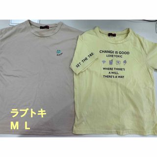 ラブトキシック(lovetoxic)のラブトキ　Tシャツ　M L 150 160 半袖　夏　女の子(Tシャツ/カットソー)