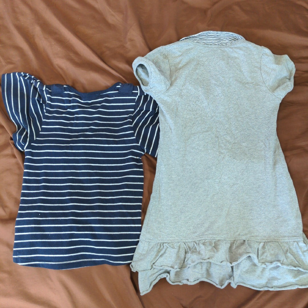 Tシャツ、2枚組、女の子、130センチ キッズ/ベビー/マタニティのキッズ服女の子用(90cm~)(Tシャツ/カットソー)の商品写真