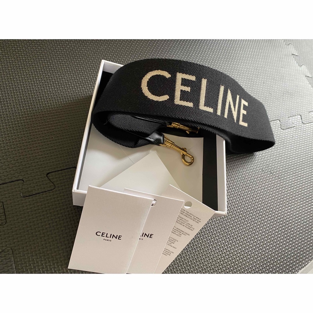 【最終値下げ】セリーヌ　CELINE ロゴショートストラップ