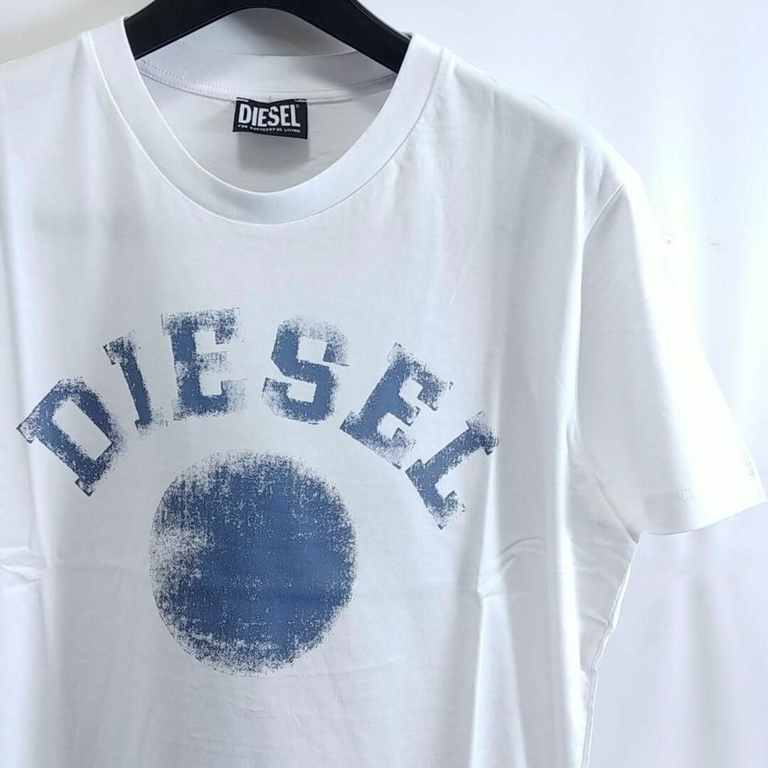 DIESEL(ディーゼル)の新品 XL ディーゼル Diesel ロゴ Tシャツ カットソー K56 白 メンズのトップス(Tシャツ/カットソー(七分/長袖))の商品写真