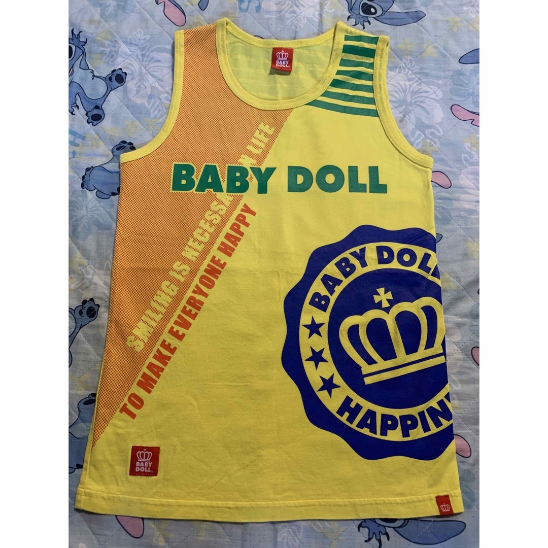 BABYDOLL(ベビードール)の美品 着用感無しBABY DOLL ベビードール タンクトップ S 150160 レディースのトップス(Tシャツ(半袖/袖なし))の商品写真